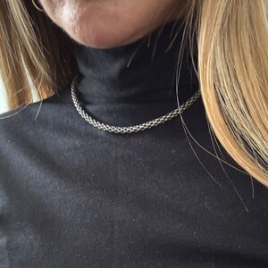 Elegant Silver Chain Necklace